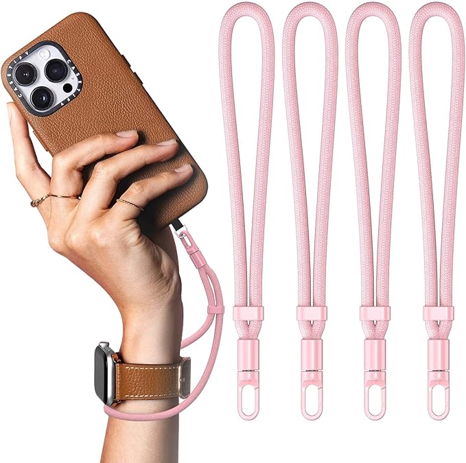 Phone Wrist Strap, Anti Theft Phone Strap, Adjustable Cell Phone Lanyard Strap with 360° Rotating Hook