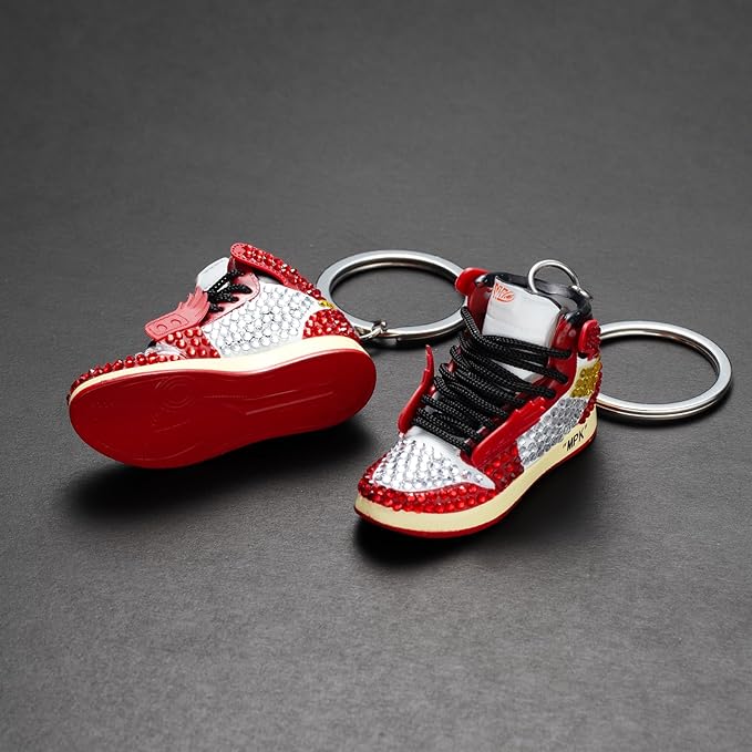 MPK 3D Mini Shoe Keychain,Sneaker Shoe lovers Keychainirthday Birthday Party Mystery Goodie Bag Prizes