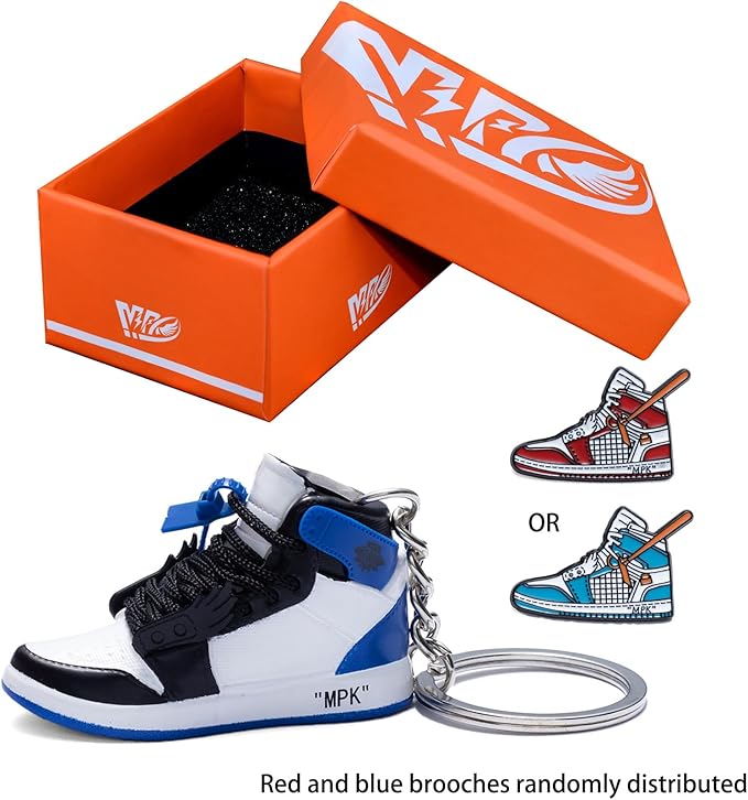 MPK 3D Mini Shoe Keychain,Sneaker Shoe lovers Keychainirthday Birthday Party Mystery Goodie Bag Prizes