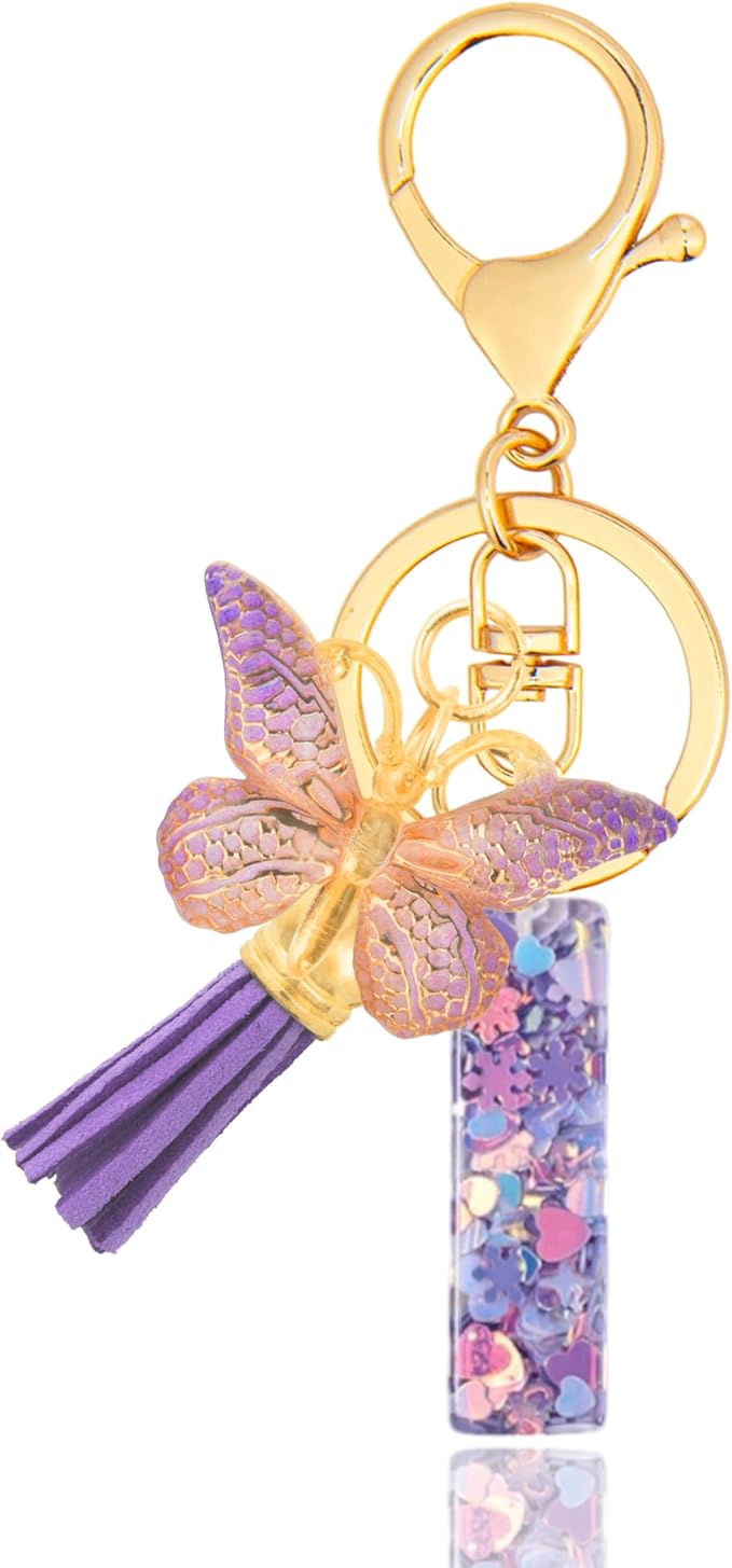 Alphabet Initial Letter Keychain Cute Heart Resin - Letter Keychain for Backpack Charms - Initial Keychains for Women