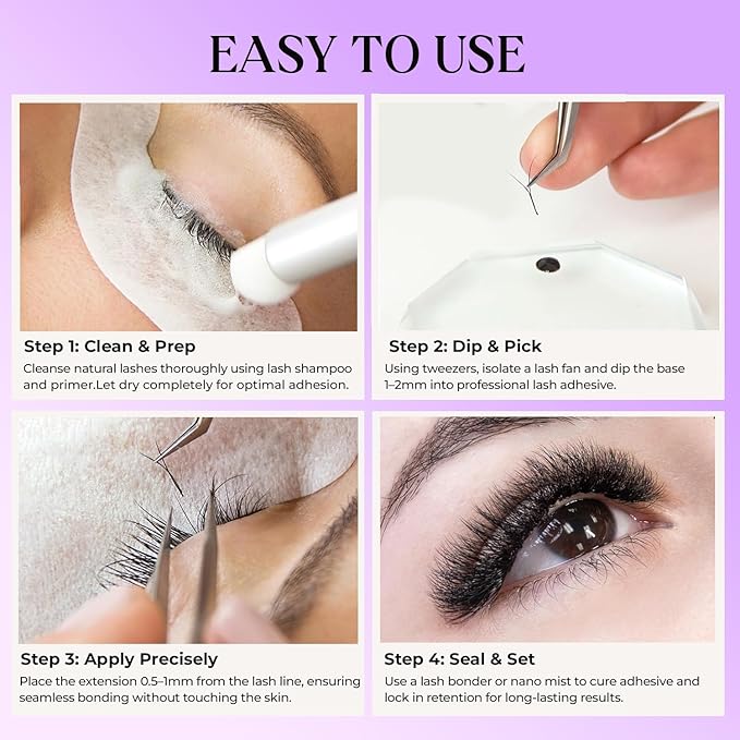 SAIGON LASH Y Eyelash Extensions, Split Tip Volume Lashes for Professionals, B/C/CC/D/DD Curl, 8-15mm Mixed Length, 0.07 Thickness, Soft Korean PBT Fiber, 16 Rows Tray (Y Lash DD-0.07)