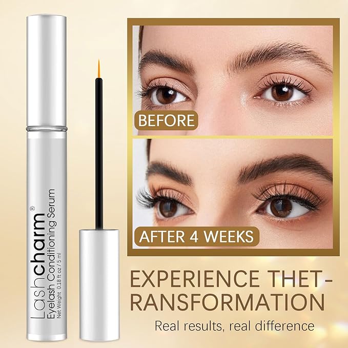 Lash serum for eyelash growth,Lash Enhancing Serum,5ML Lash Serum for Natural Longer, Thicker,Fuller Looking Lashes Gentle & Vegan for Eyelash Growth