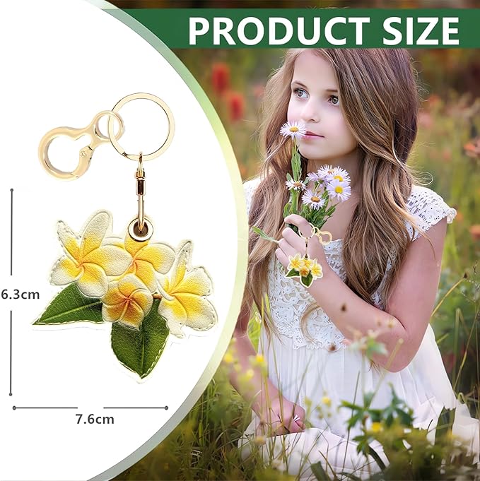 Leather Keychain Holder Case Compatible with AirTag,Cute Protective Apple Air Tag Cover with Keychain Ring,Anti-Scratch Finder GPS Tracker Case for Wallet Keys,Bag,Pets(Figure 5)
