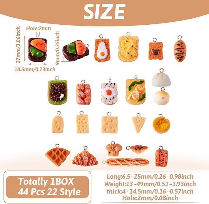 Craftdady Resin Plastic Miniature Food Snack Pendants Charms Ice Drink Juice Pendants Cute Bottle Fruit Keychain Charms Hang Ornament for DIY Craft Earring Bracelet Necklace Jewelry Making