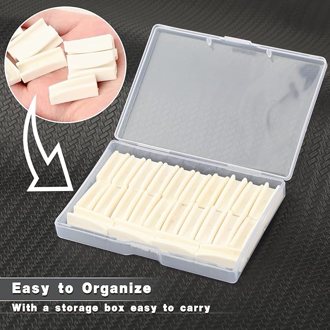 Flat Nose Plier Replacement Tips with Storage Box Pair of 12 Replacement Jaws for Flat Nose Pliers Parallel Pliers Jewelry Tool Jewelry Making Pliers Tool