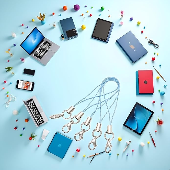 Mobile Phone Rope 20pcs Strap Charm Lariat Lanyard,Phone Charm with Lobster Clasp Cords for Cellphone/USB Drive/Keychain/DIY Jewelry Accessories Phone Accessories,Cell Phone Charms