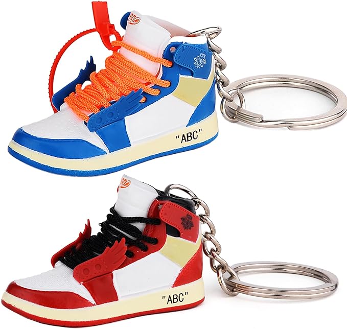 MPK 3D Mini Shoe Keychain,Sneaker Shoe lovers Keychainirthday Birthday Party Mystery Goodie Bag Prizes
