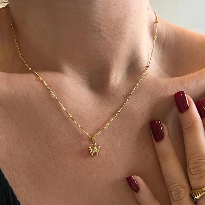 24PCS Gold Curb Satellite Necklace for Jewelry Making 1.5MM 18k Gold Plated Stainless Steel Curb Link Chains Bulk for DIY Necklace