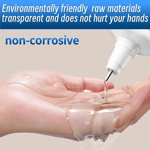 Jewelry Glue，Glue for Jewelry Making Repair，Suitable for bonding gem, Pearls, Earrings, Rings, Bracelets, Rhinestones, and Metals。Strong Waterproof Clear Adhesive 。2oz。