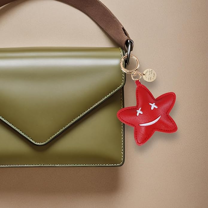 Cute Star Keychains for Backpacks Keychain Charms Purse Accessories for Women Handbags Car Key Chain