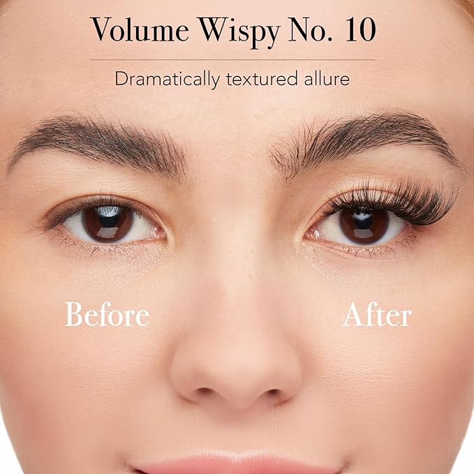 Pro Lash SoftWear Mini Lash Clusters Kit - Seamless, Lightweight Lashes - 7-Day Cluster Eyelash Extensions - False Eyelashes Plus Adhesive and Tweezers - Volume Wispy No. 10 Black