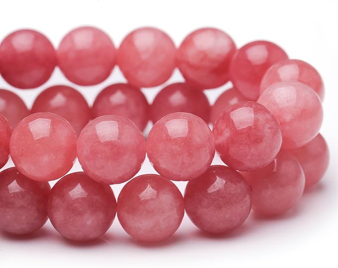Natural Stone Beads for Jewelry Making,10mm Ice Type Sunstone Polished Smooth Round Gemstone Beads for Bracelet Necklace 15 Inch