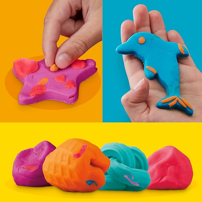 Play Doh Bulk Handout 42-Pack of 1-Ounce Modeling Compound Cans, Christmas Stocking Stuffer Gifts, Prizes, & Party Favors, Kids Arts & Crafts, Preschool Toys, Ages 2+ (Amazon Exclusive)