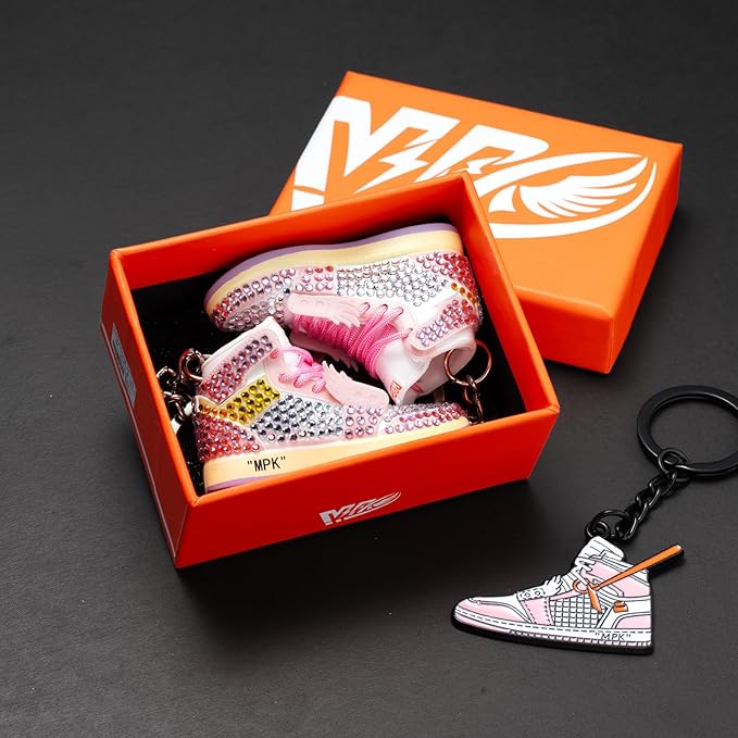 MPK 3D Mini Shoe Keychain,Sneaker Shoe lovers Keychainirthday Birthday Party Mystery Goodie Bag Prizes
