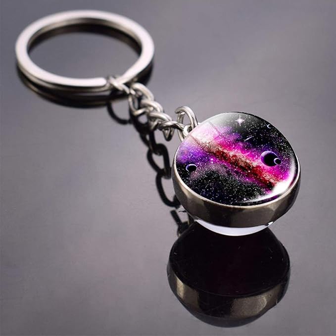 JWPavilion Solar System Planet keychain Accessories Pendant Glow In The Dark