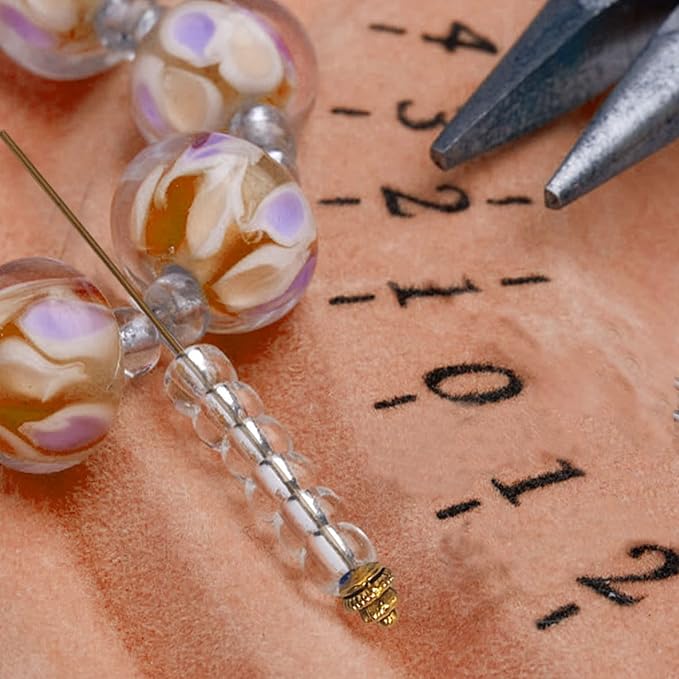 Ecloud Shop 50 Antique Tibetan Gold Tone 55mm Head Pins Needles Fashion