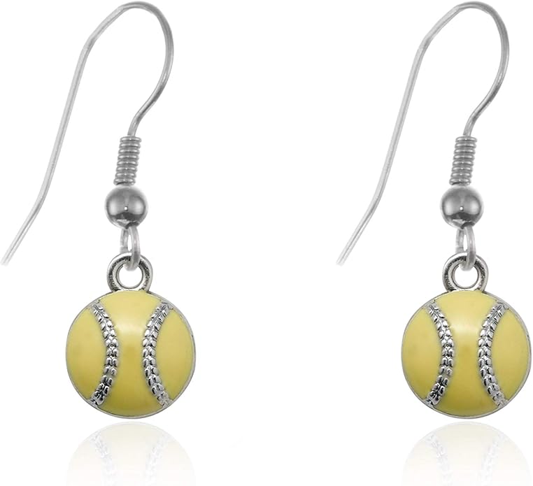 Inspired Silver - Silver Customized Charm French Hook Drop Earrings with Cubic Zirconia Jewelry