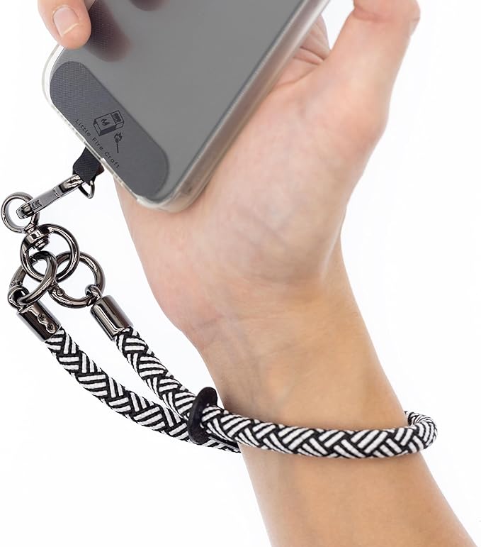 Cell Phone Wrist Strap Phone Lanyard Wrist Phone Wristlet Lanyard Hand Wristlet Strap (Zebra Black)