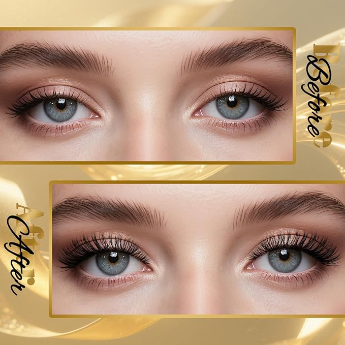 FEEGO Charming Kits 30D+40D D Fluffy Eyelash Extensions Kit, 280pcs Lash Clusters Wispy 9-16mm Applicator for Beginners, Individual Lashes, Lash Bond, Seal Glue, Remover (3040D Charming Kit)
