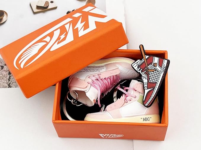 MPK 3D Mini Shoe Keychain,Sneaker Shoe lovers Keychainirthday Birthday Party Mystery Goodie Bag Prizes