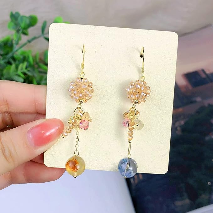 2500pcs Jewelry Head Pins Kit for Jewelry Making,Ball Head Pins Beading Pins Eye Pins Supplies for Earring Beading DIY Craft(5 Sizes,5 Colors)
