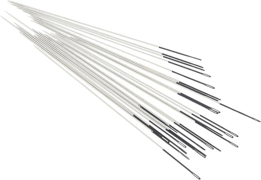 The Beadsmith ColorEYES Beading Needles, Size 10, 1 Bag/1000 Needles, Black Colored Tip for Easy Identification of Size, Use for Loom Weaving Bead Work, Off-Loom Stitch & Jewelry Making w/Seed Beads