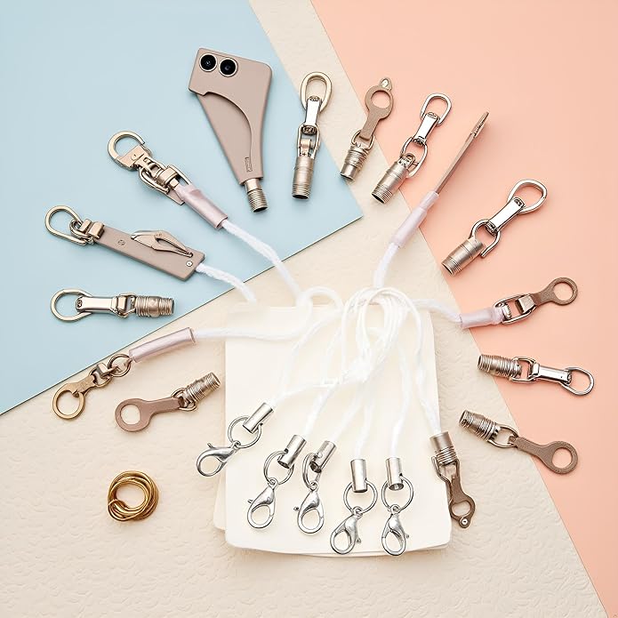 20 Pcs Mobile Phone Rope Strap Charm Lariat Lanyard with Lobster Clasp Cords, Cell Phone Charms, Car Keychain, for Cellphone/USB Drive/Keychain/DIY Jewelry Accessories