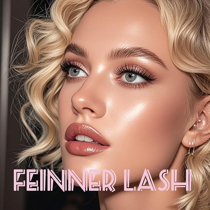 Feinner Lash Clusters Kit, Wispy Eyelash Clusters Lashes Natural DIY Lash Extension Kit, 8-16mm Cluster Eyelash Extensions Kit with Lash Bond and Eyelash Remover (30d+40d)