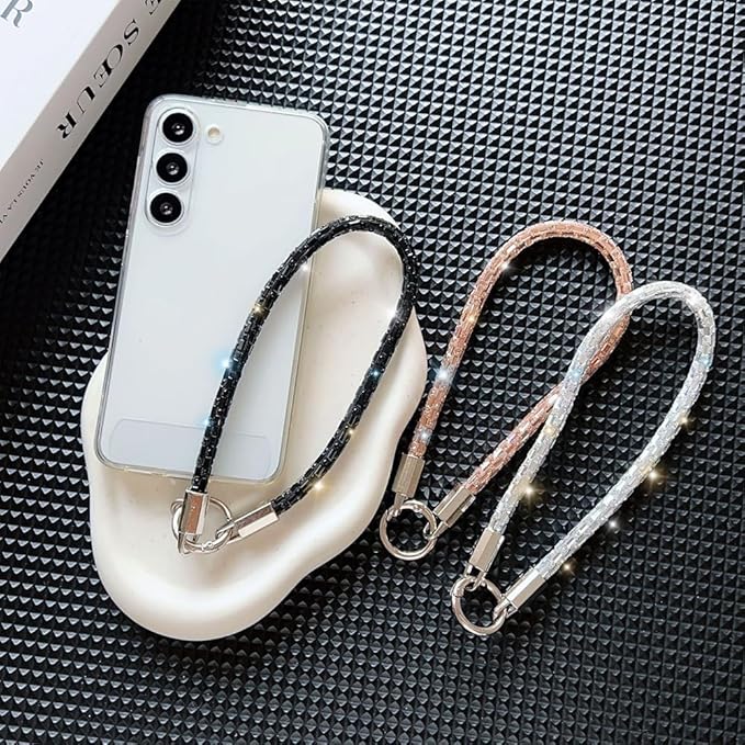 2Pcs Phone Crossbody Lanyard and Wrist Strap, Universal Cell Phone Lanyard Strap with 2Tether Tab