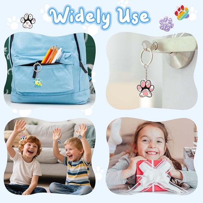 Keychains Bulk DIY Cute Keychain Charms Backpack Charms for Girls Backpack Keychains PVC Key Ring Party gifts
