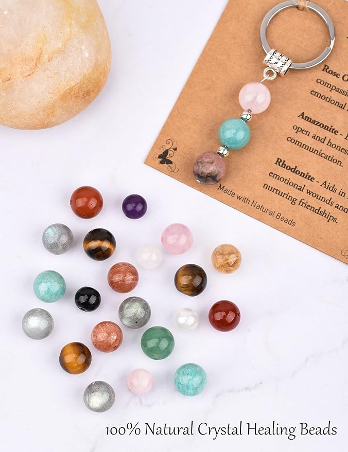 New Beginnings Gifts for Women, Small Crystal Keychain Farewell Gifts for Coworkers Women and Life Changes