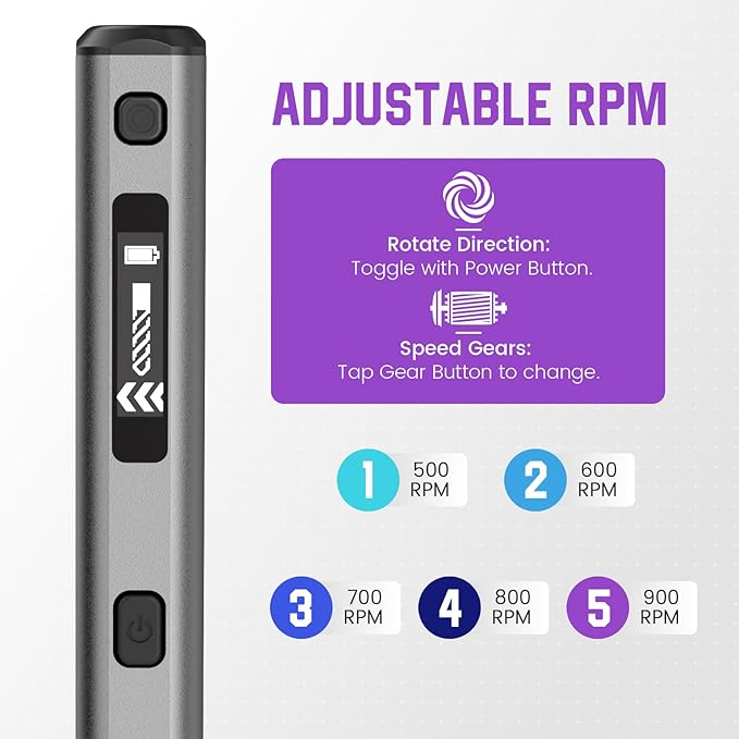 AM ARROWMAX Mini Electric Drill Pen with Benchtop Press, 5-Speed, 10 Small Drill Bits with Aluminium Box, LED Lights, OLED Display, Resin Drill Set For Jewelry Making, Plastic, Wood (SDS ULTRA PLUS)
