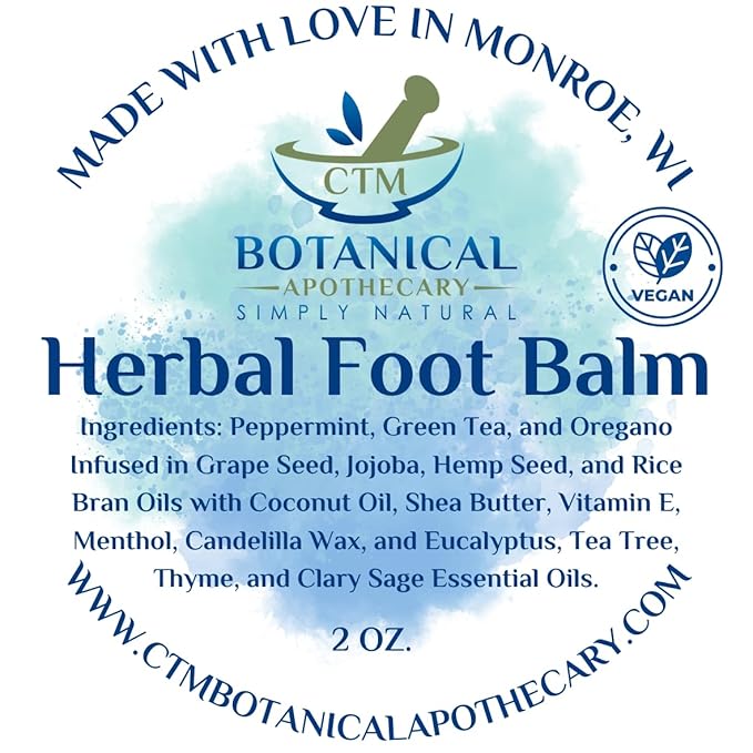 CTM BOTANICAL APOTHECARY SIMPLY NATURAL Herbal Foot Balm (2 OZ.)