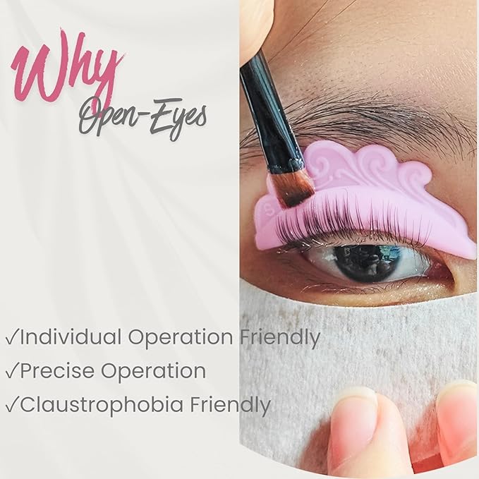 Libeauty Lash Lift Kit, Eyelash Perm with Open Eyes, Upgrade Brow Lamination and Eyelash Lifting 2-in-1 Kit, Lash Lift Glue Balm Inclueded, Easy to Use, Detailed Instruction