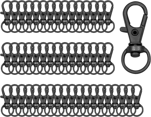 Swivel Snap Hooks Premium Metal Lobster Claw Trigger Clasps for Lanyard Keychain Rings Bag Purse Tag Jewelry Making DIY Crafts