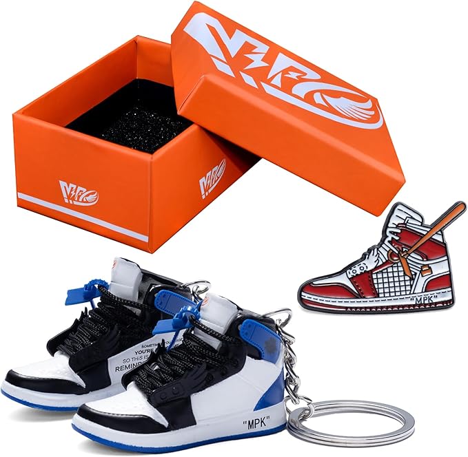 MPK 3D Mini Shoe Keychain,Sneaker Shoe lovers Keychainirthday Birthday Party Mystery Goodie Bag Prizes