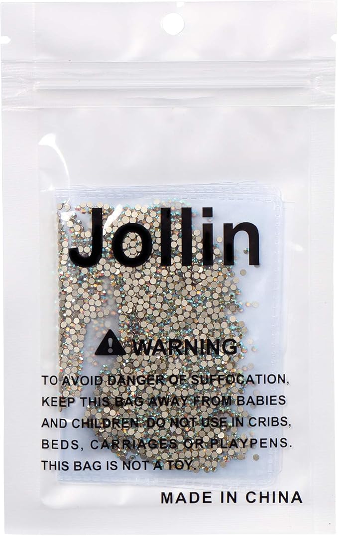 2880pcs Flatback Rhinestones Glue Fix Crystal Glass Diamantes Gems for Crafting Nail Art Crafts Decorations Clothes Shoes 1.8 mm (ss5, DawnLight)