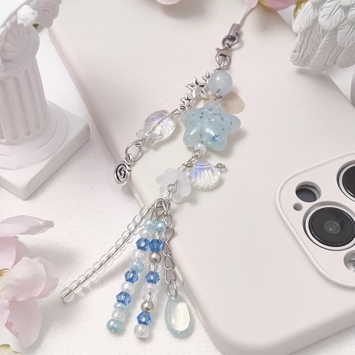 1-4PCS Cute Phone Charms Aesthetic Y2K Cell Phone Charms Strap Pink Strawberry Butterfly Star PhoneCharm Y2K Accessories for Bag Keychain Airpods Camera Pendants Decor