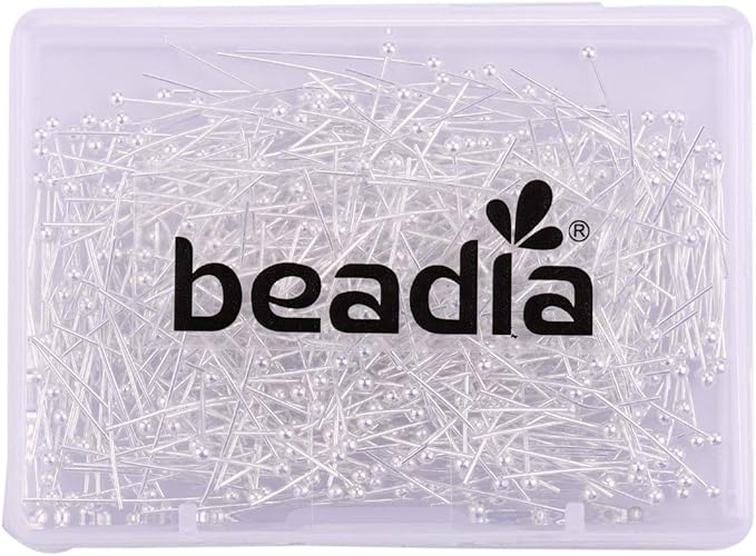 Ball Head pins Silver for DIY Jewelry Making 20mm 600pcs