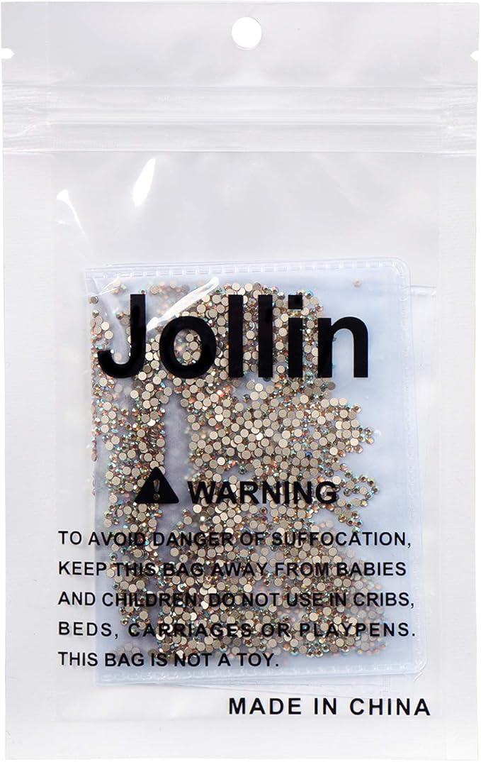 2880pcs Flatback Rhinestones Glue Fix Crystal Glass Diamantes Gems for Crafting Nail Art Crafts Decorations Clothes Shoes 1.6 mm (ss4, DawnLight)