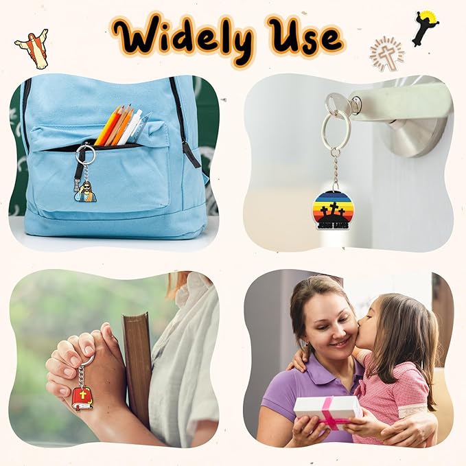 Keychains Bulk DIY Cute Keychain Charms Backpack Charms for Girls Backpack Keychains PVC Key Ring Party gifts