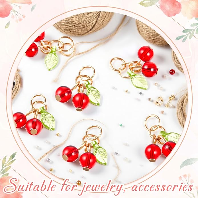 Jetec 50 Pieces Resin Charm Pendant Jewelry Finding Charm DIY Decor Making Resin for Women Bracelet Necklace Earrings Keychain Craft