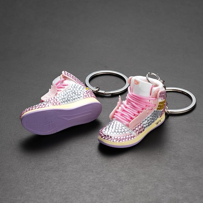 MPK 3D Mini Shoe Keychain,Sneaker Shoe lovers Keychainirthday Birthday Party Mystery Goodie Bag Prizes