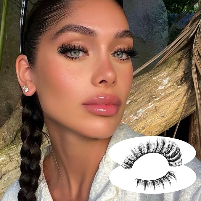 Yawamica Eyelash Extension Kit Wispy Lash Clusters Kit with Bottom Lashes 100D Fluffier Volume Individual Lashes 12-20mm Eyelash Clusters with 5-6mm Bottom Lashes with Bond and Seal and Lash Tweezers