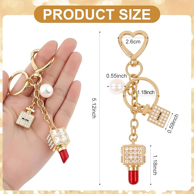 HyperFun Cute Keychains For Women Bag Charms Purse Accessories Charm Key Chain For Handbags Car