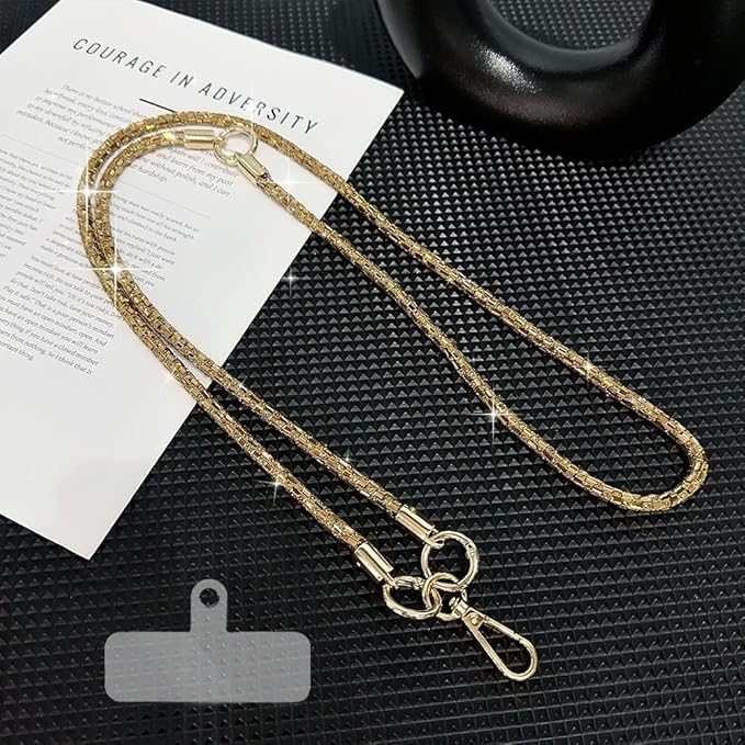 2Pcs Phone Crossbody Lanyard and Wrist Strap, Universal Cell Phone Lanyard Strap with 2Tether Tab