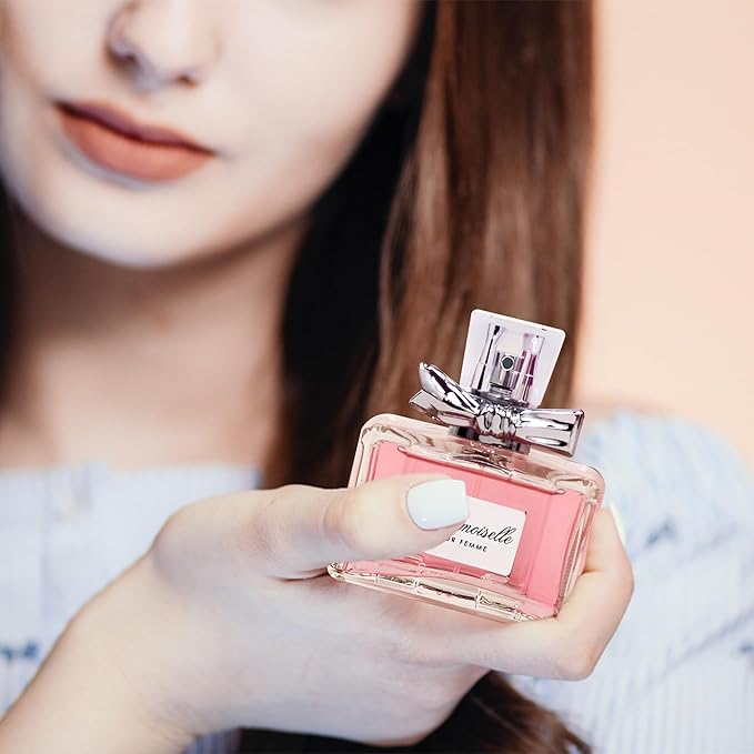 AFLUXE Women's Perfume Combo Set Milano Women&Mademoiselle Floral Fruity Fragrance Eau De Parfum Elegant 100ml Bottle Natural Spray Each for Daily Used
