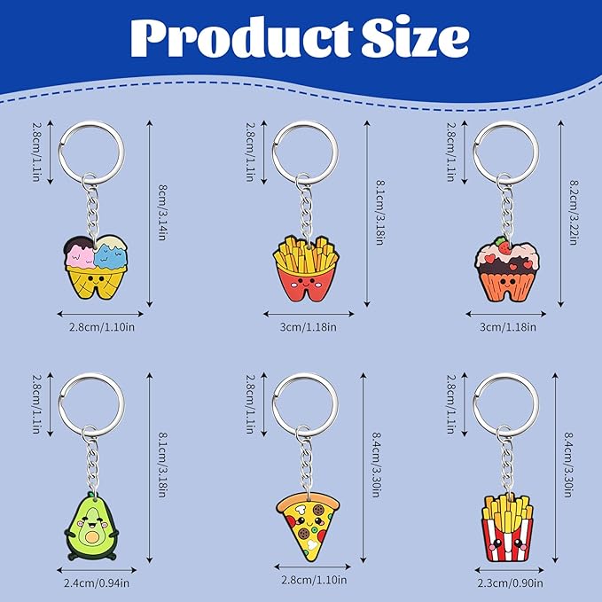 XHAOYEAHX Random Keychains Bulk,Cute Key Chain for Prizes Gifts Party Favors