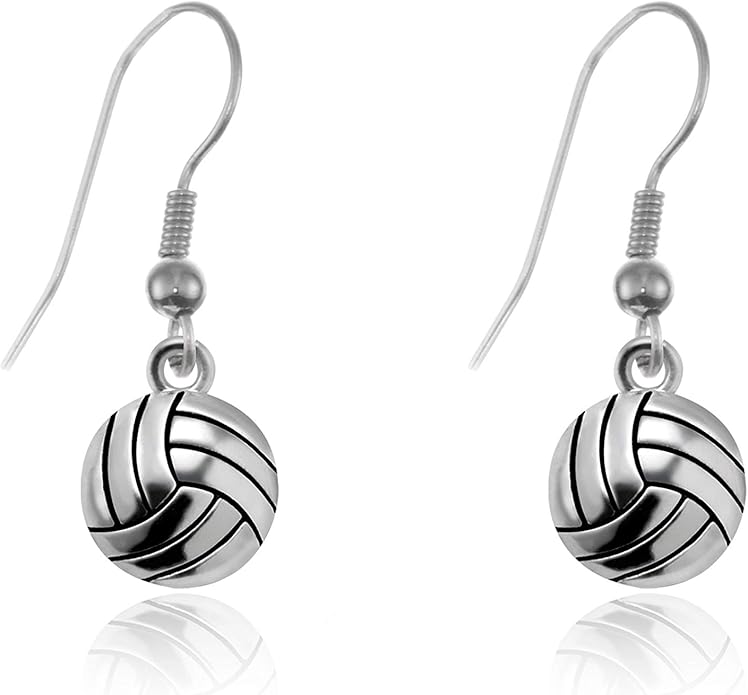 Inspired Silver - Silver Customized Charm French Hook Drop Earrings with Cubic Zirconia Jewelry