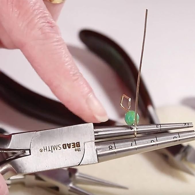 The Beadsmith Loop Rite and Square Rite Combo Pack, Create Consistent 2-8mm Diameters for Jump Rings in Round and Square Shapes, Wire Working tool for Jewelry Making